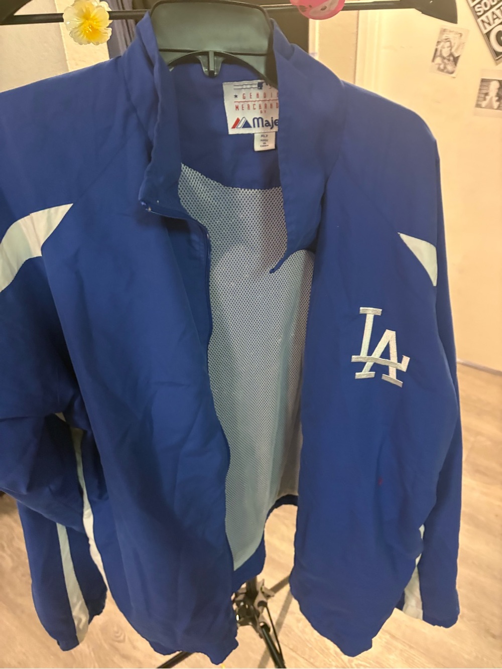 Los Angeles Dodgers Blue windbreaker with LA Logo
